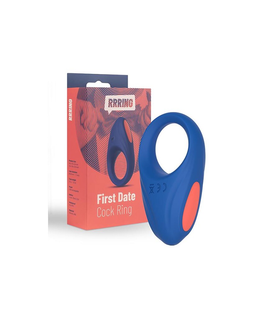 Rring First Date Anillo para el Pene con Vibracion USB Silicona