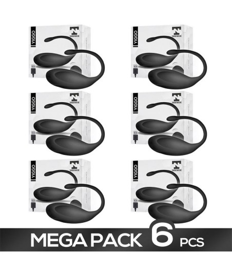 Pack 5+1 Huevo Vibrador Control Remoto USB