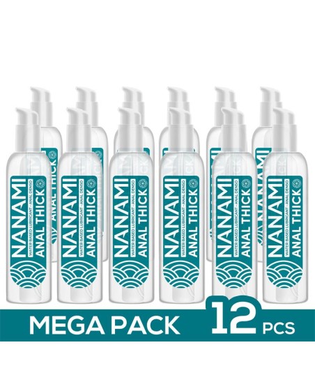 Pack de 12 Lubricante Anal Base Agua Alta Densidad 150 ml