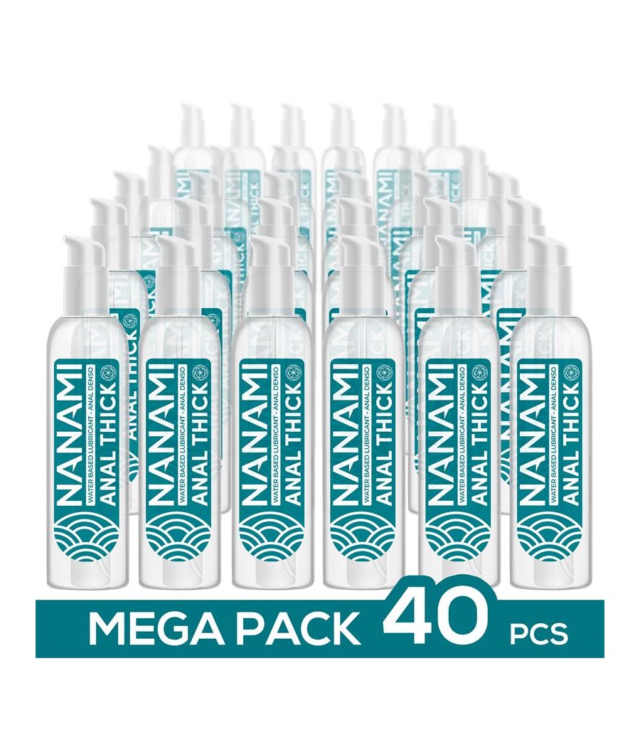 Pack de 40 Lubricante Anal Base Agua Alta Densidad 150 ml