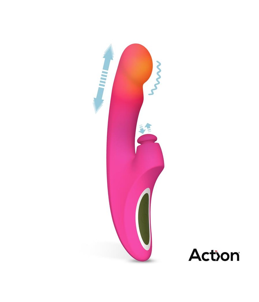 Enles Vibrador con Beating Ball Thrusting y Funcion de Calor