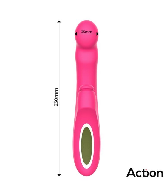 Enles Vibrador con Beating Ball Thrusting y Funcion de Calor