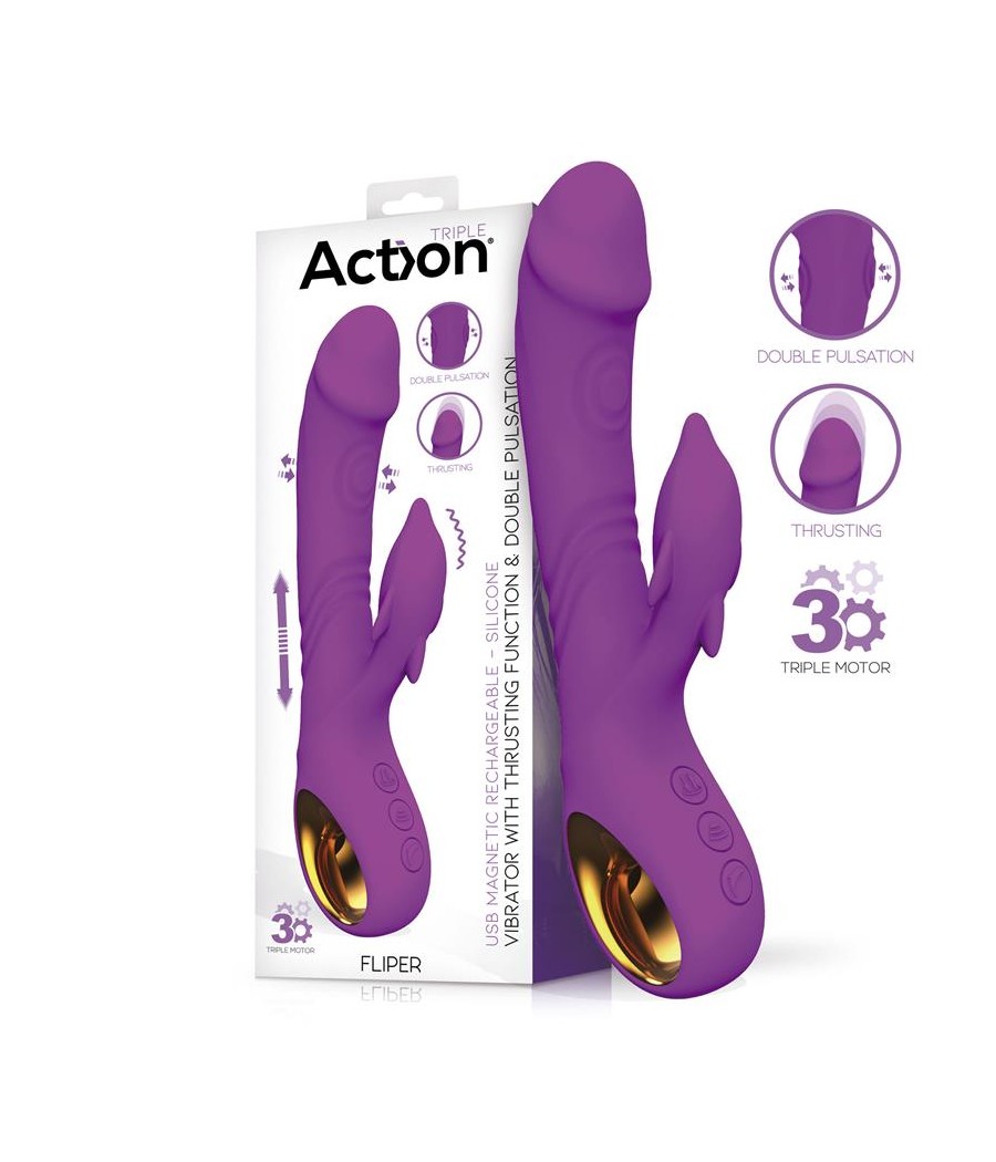 Fliper Vibrador con Thrusting y Doble Pulsacion 3 Motores