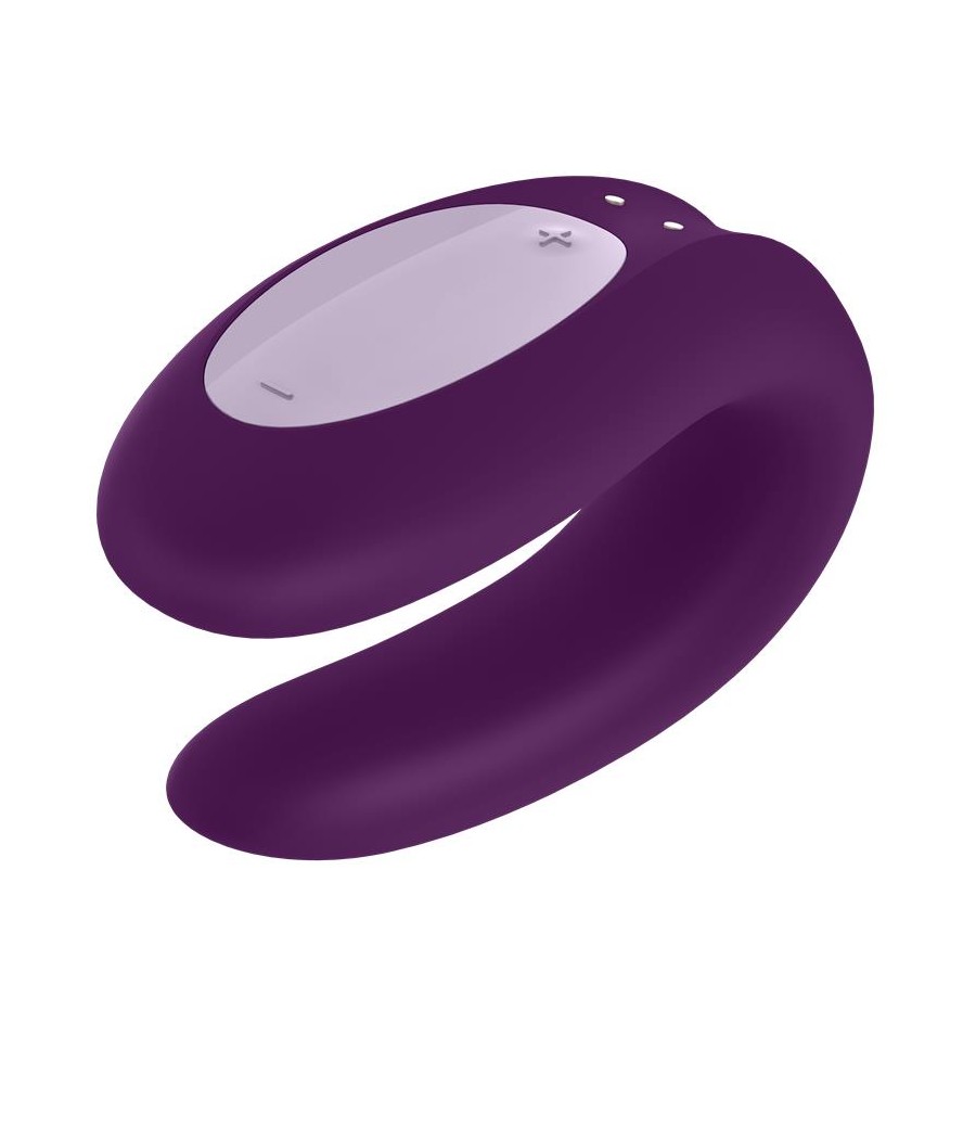 Vibrador para Parejas con APP Double Joy Violeta