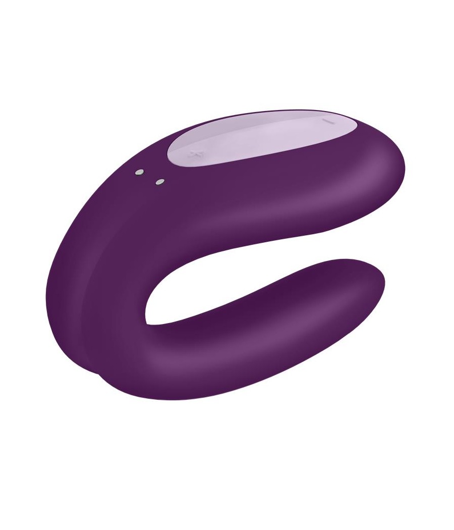 Vibrador para Parejas con APP Double Joy Violeta