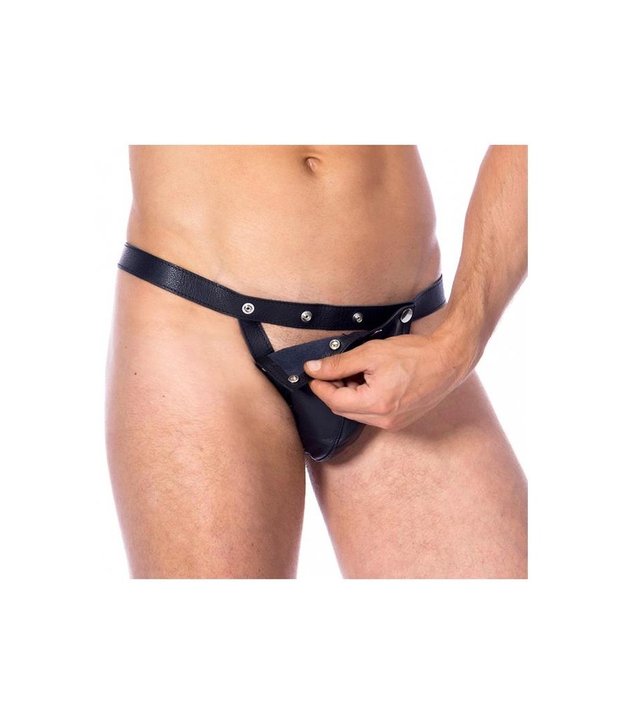 Panty Masculino de Cuero Talla unica