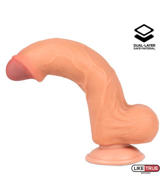 Dildo Realista Dual Layer Retractil 87