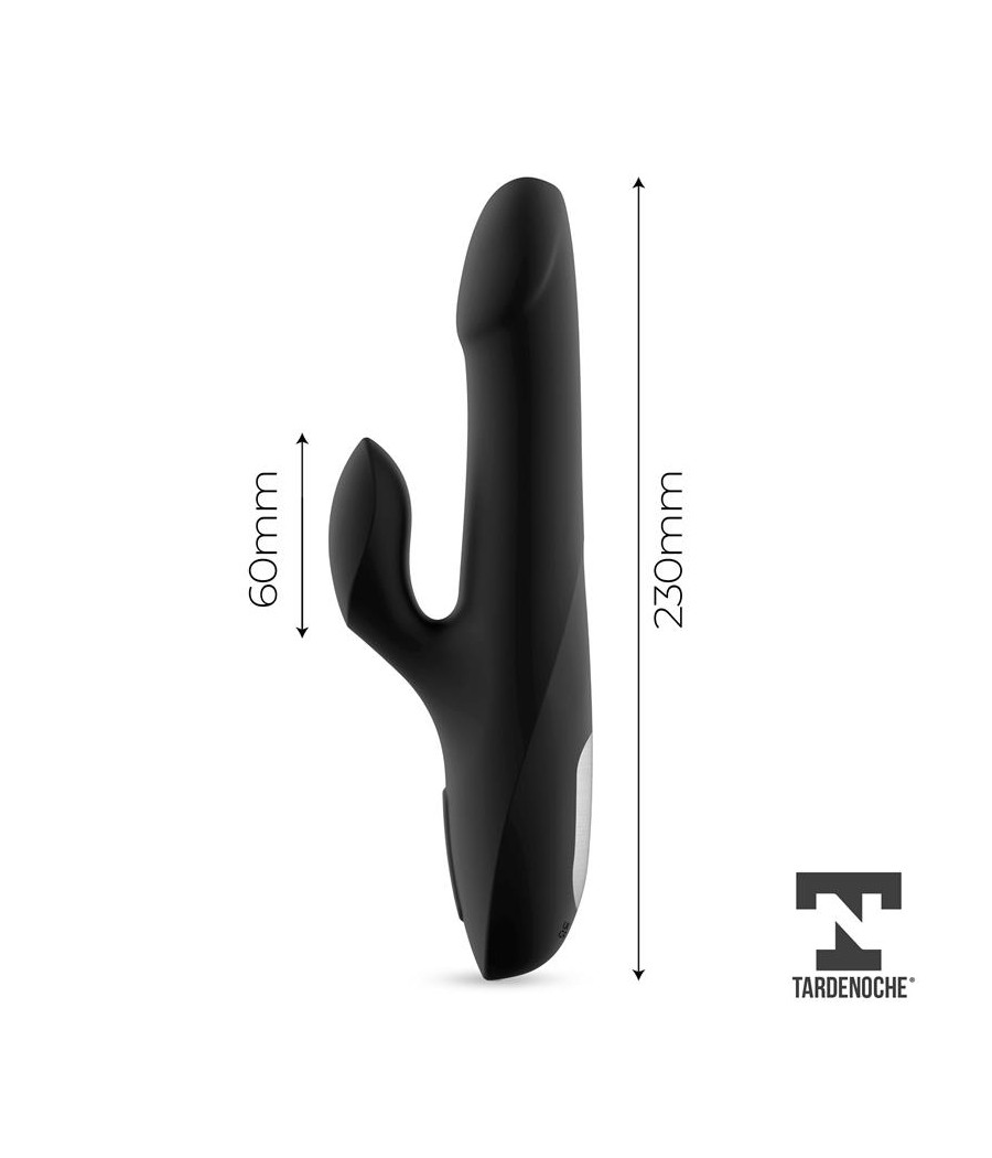 Squidy Vibrador Funcion de Movimiento Up and Down y Bolas Rotadoras USB Silicona