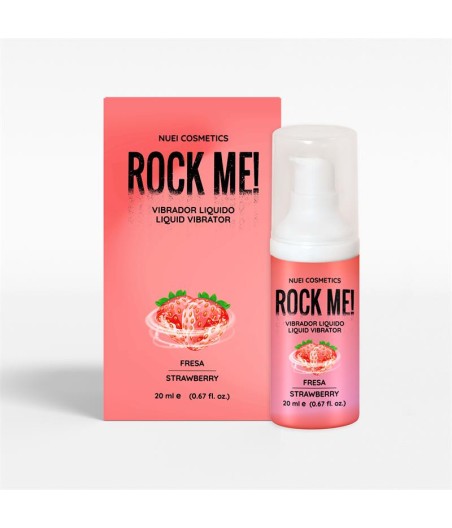 Rock Me! Vibrador Líquido Fresa 20 ml