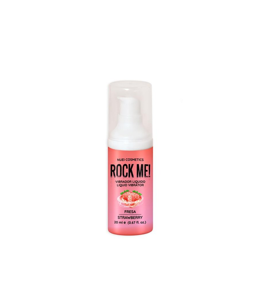 Rock Me Vibrador Liquido Fresa 20 ml