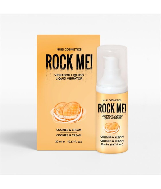 Rock Me Vibrador Liquido Cookies and Cream 20 ml