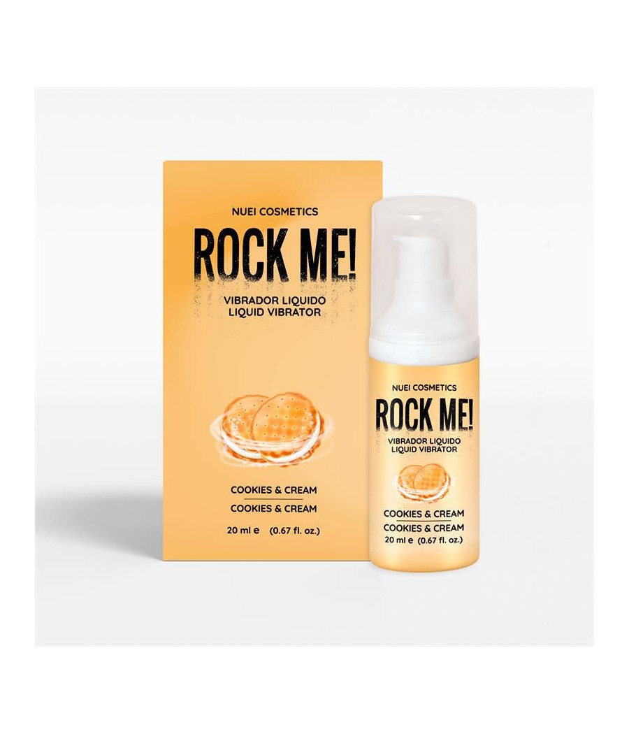 Rock Me Vibrador Liquido Cookies and Cream 20 ml