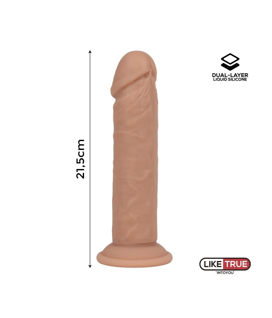 Dildo Realista Silicona Liquida Dual Layer 85