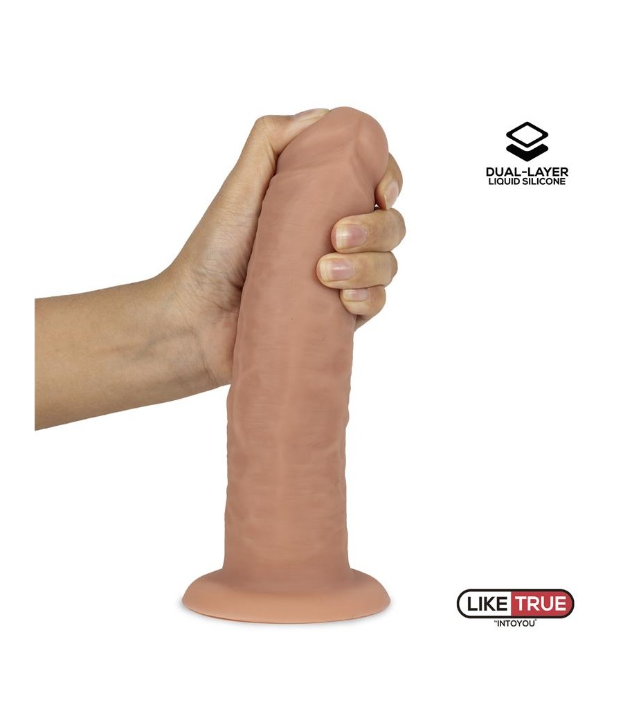 Dildo Realista Silicona Liquida Dual Layer 825