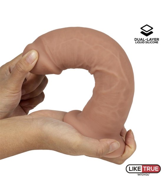 Dildo Realista Silicona Liquida Dual Layer 825