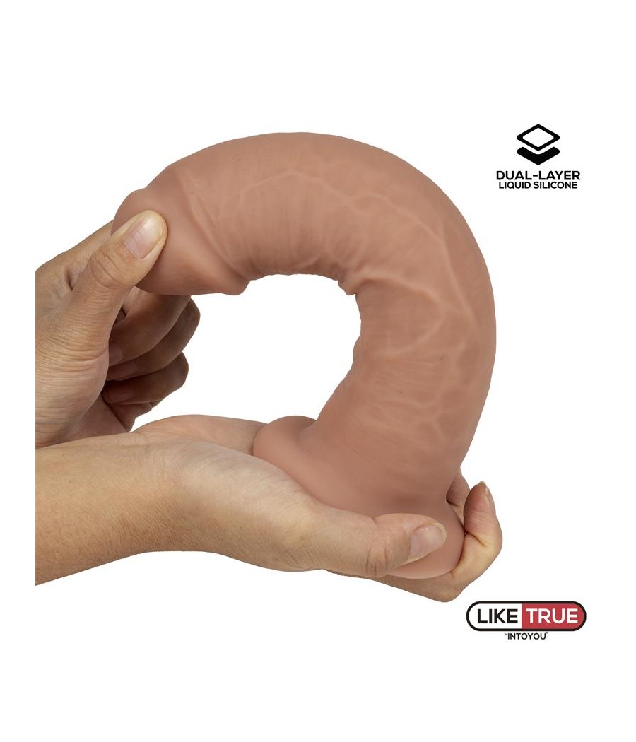 Dildo Realista Silicona Liquida Dual Layer 825