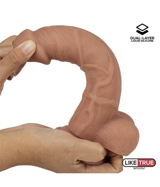 Dildo Realista Silicona Liquida Dual Layer 8