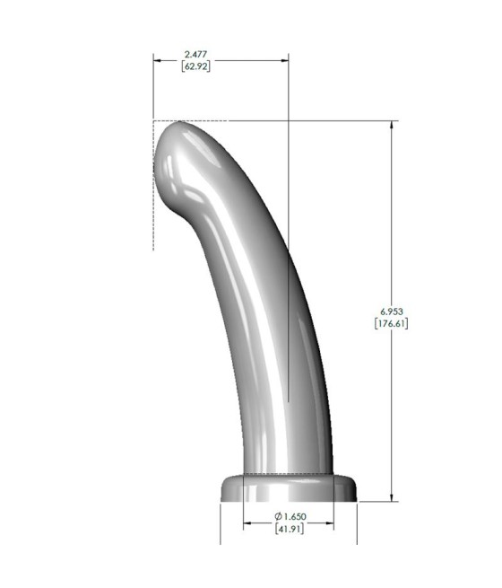 Herspot Dildo Golden Rose Talla Grande