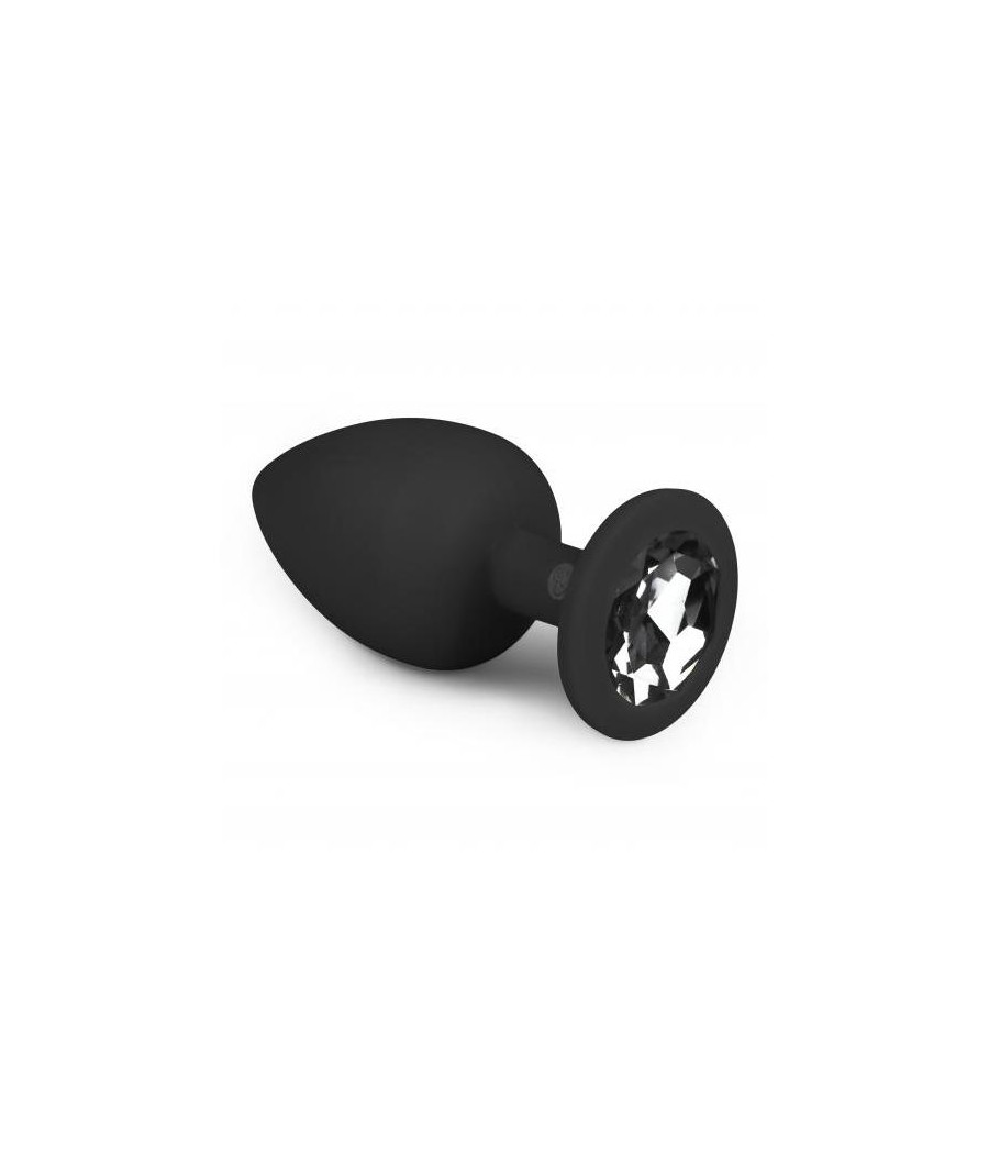 Plug Grande Con Diamante Negro