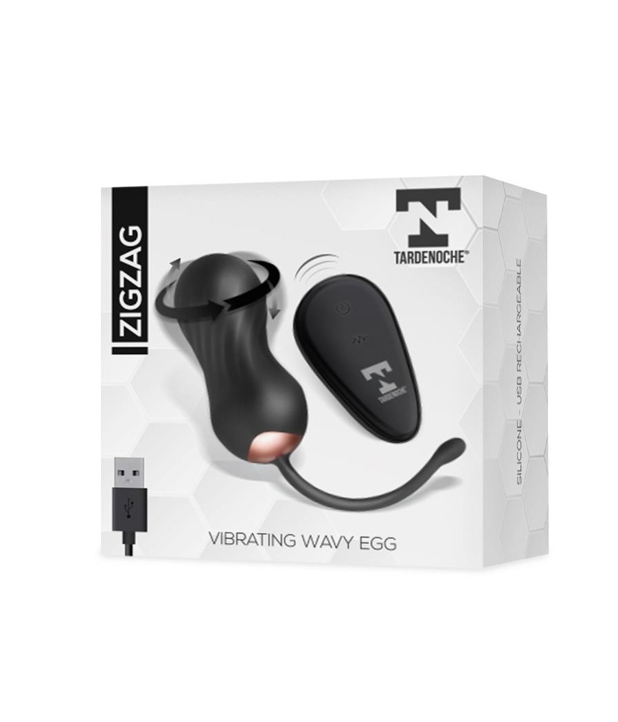 Zigzag Huevo Zigzageante y Vibrador con Control Remoto