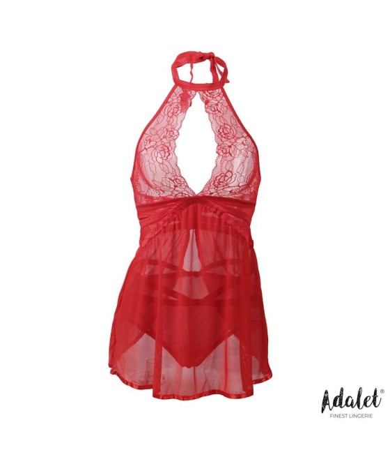 Nova Babydoll y Tanga Rojo