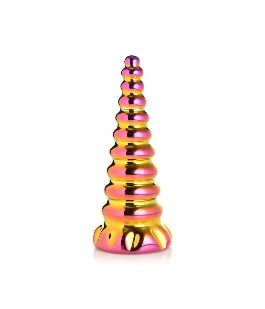 Dildo de Vidro de Borosilicato Twilinght Rainbow