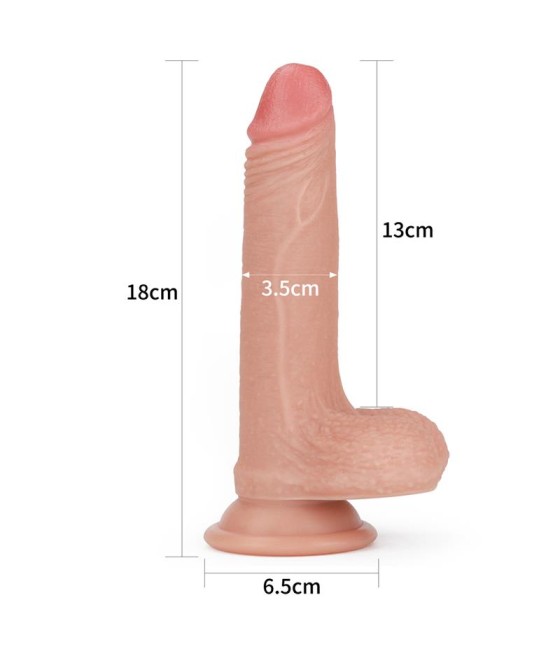 Dildo Nature 7 Silicona Liquida Natural