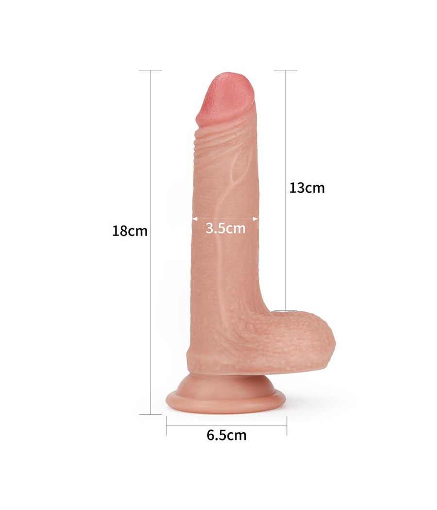 Dildo Nature 7 Silicona Liquida Natural