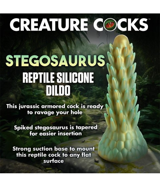 Dildo Dragon Stegosaurus Spiky Reptile