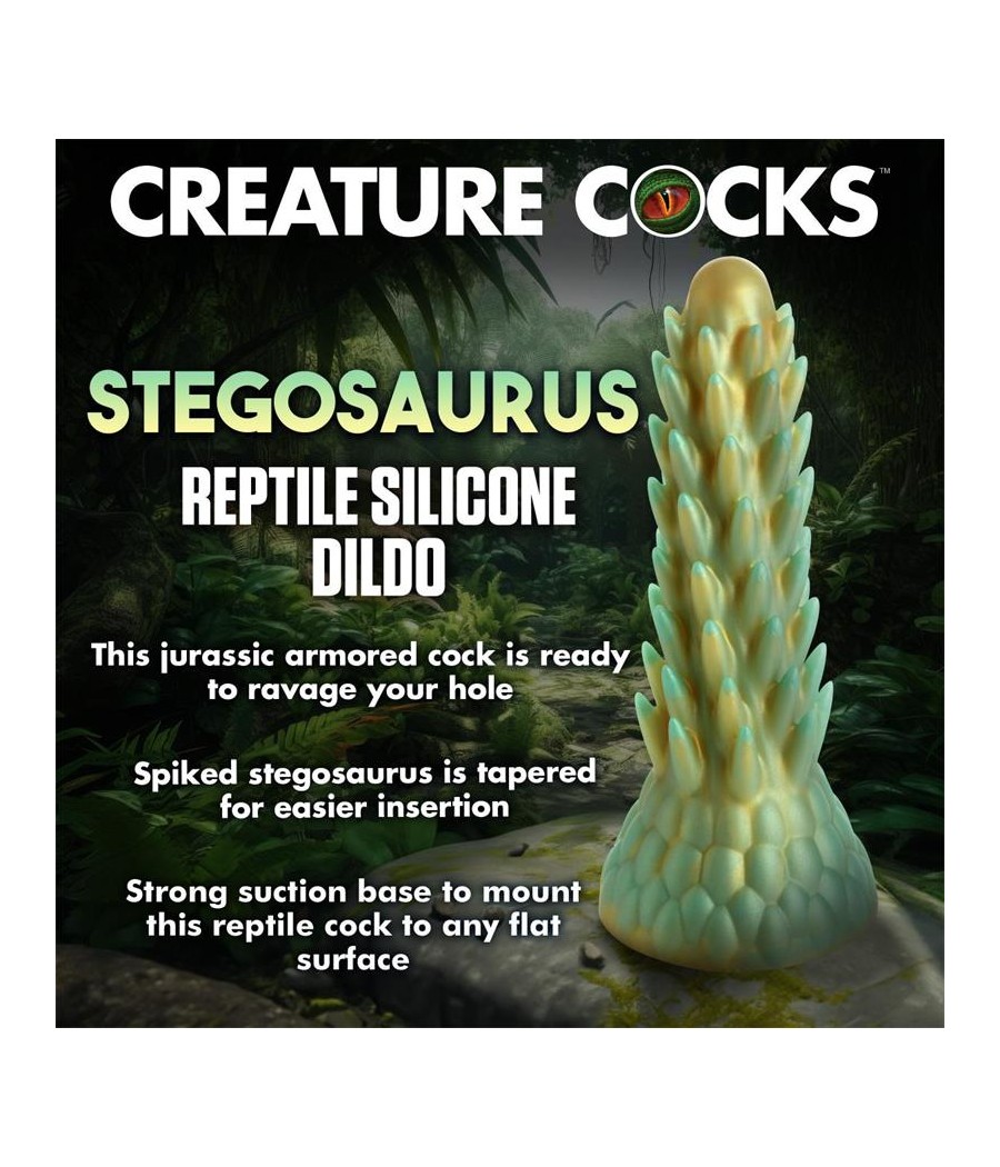 Dildo Dragon Stegosaurus Spiky Reptile