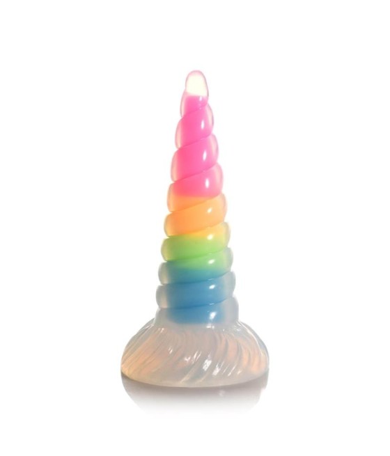 Dildo Luminiscente Rainbow Brilla en la Oscuridad