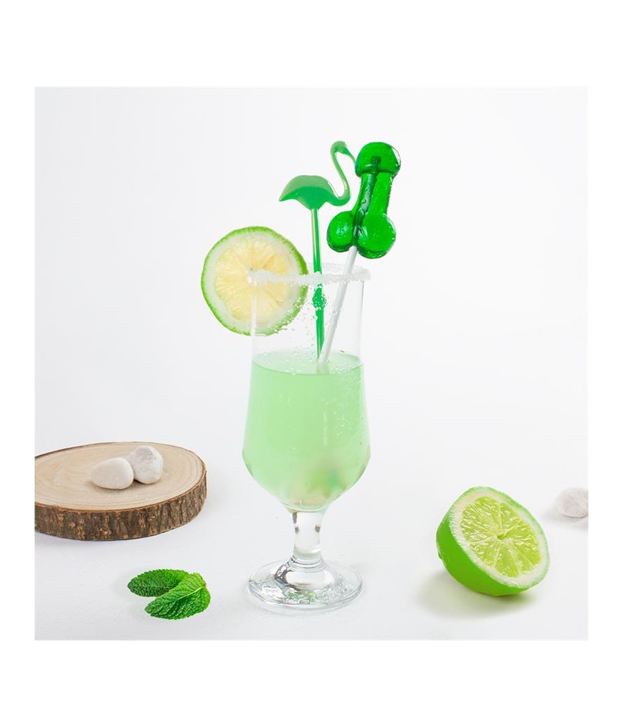 Piruleta de Pene Sabor Mojito con Alcohol