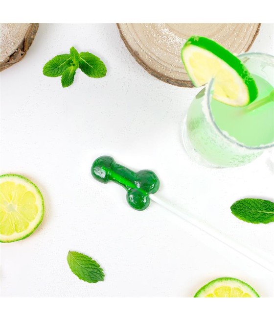 Piruleta de Pene Sabor Mojito con Alcohol