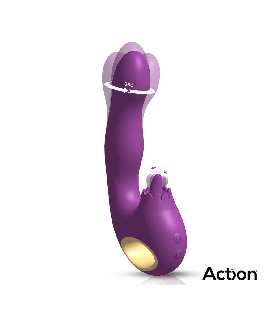 Toka Vibrador con Oscilacion 360º y Lengua Estimuladora