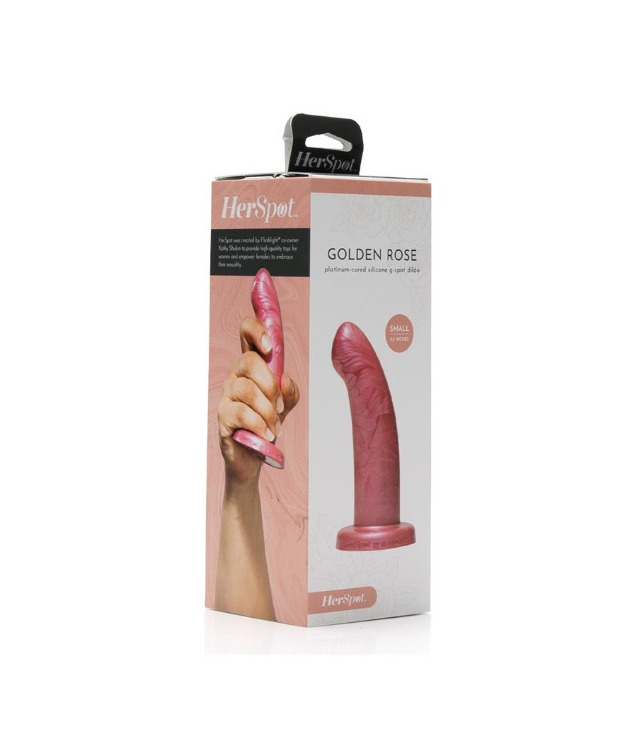 Herspot Dildo Golden Rose Talla Pequena