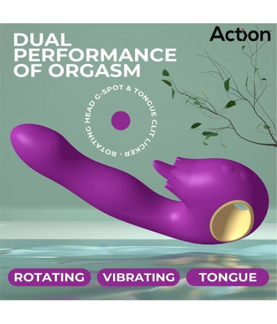 Toka Vibrador con Oscilacion 360º y Lengua Estimuladora