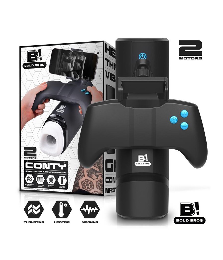 Conty Masturbador con Thrusting Vibracion y Calor Game Controller