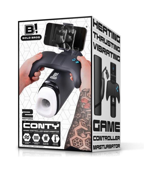 Conty Masturbador con Thrusting Vibracion y Calor Game Controller