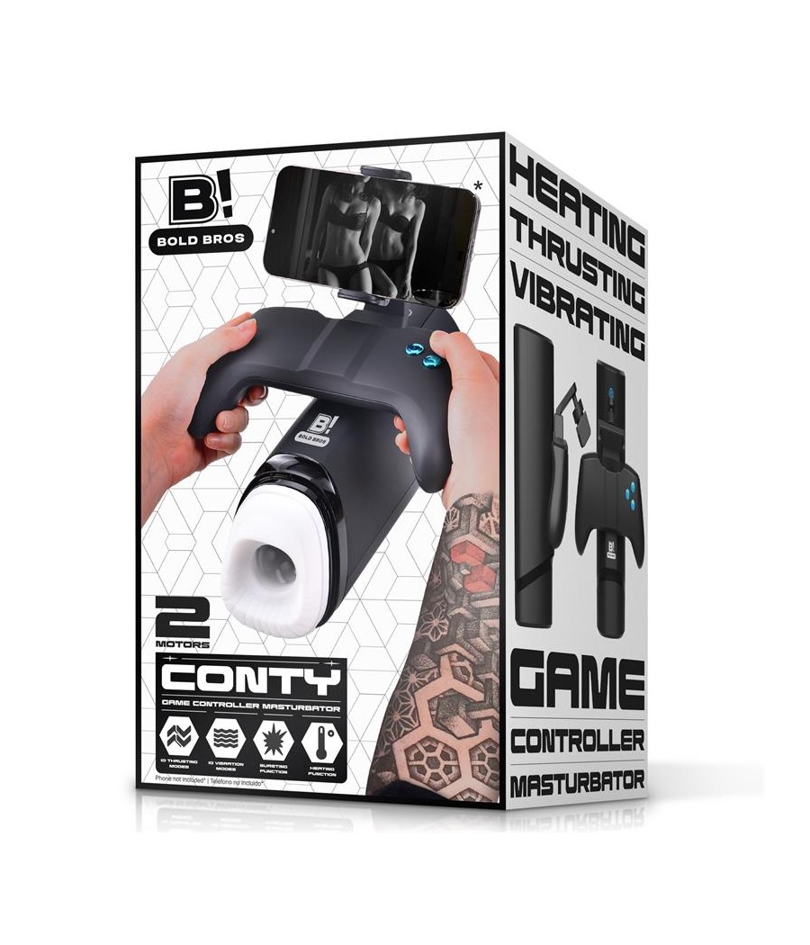 Conty Masturbador con Thrusting Vibracion y Calor Game Controller