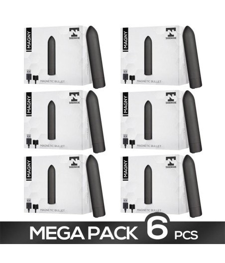 Pack 6 Magny Bala Vibradora Recargable USB Magnético