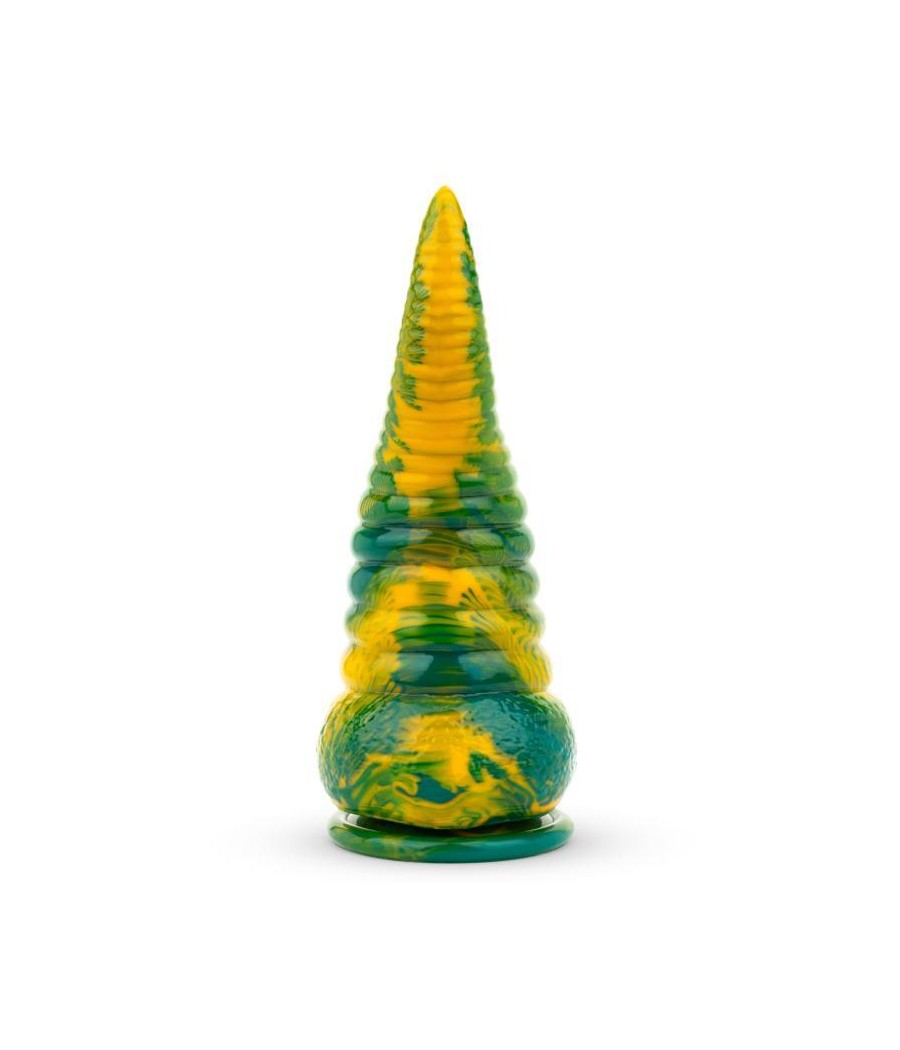 Dildo Tentacle Delight Verde y Amarillo 224 cm 88