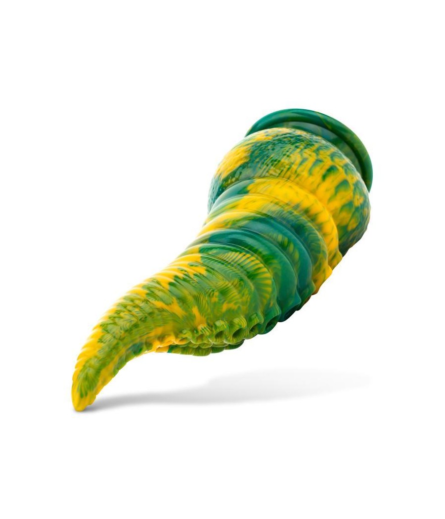 Dildo Tentacle Delight Verde y Amarillo 224 cm 88