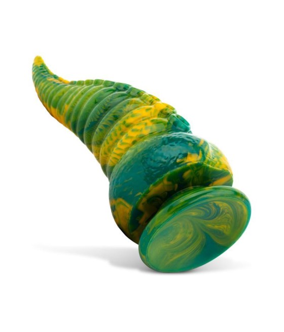 Dildo Tentacle Delight Verde y Amarillo 224 cm 88