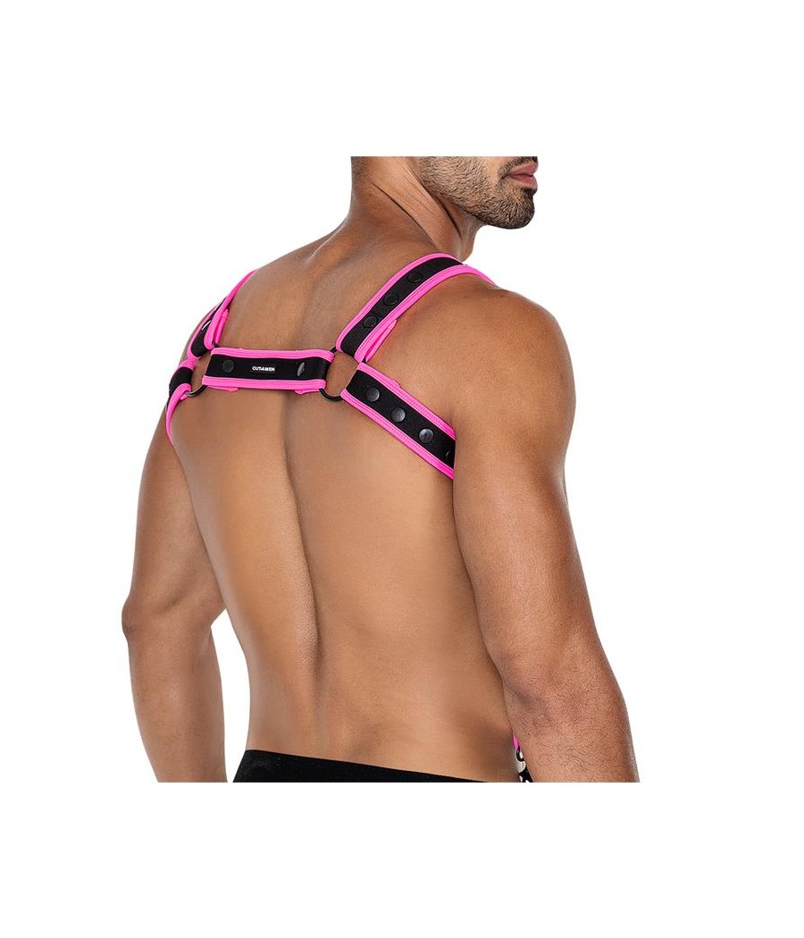 H4RNESS05 Arnes de Pecho Neon Rosa Talla unica