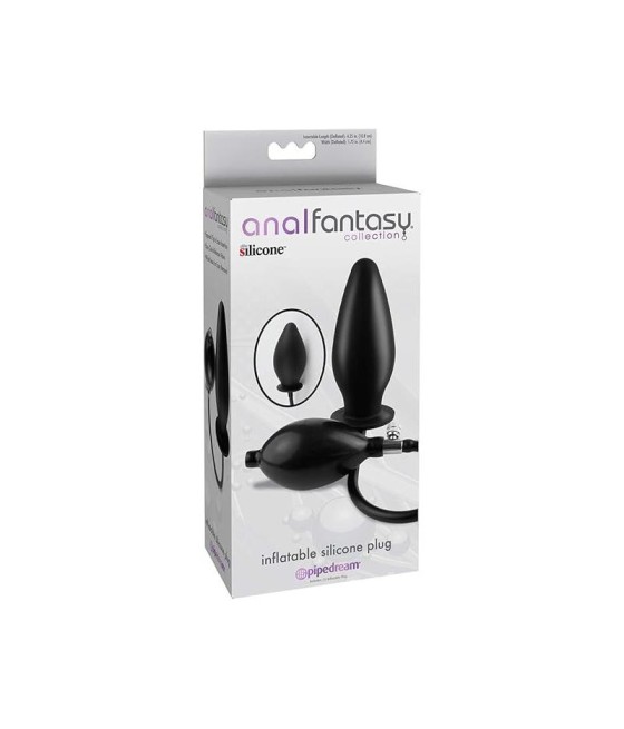 Plug Anal Inflable Color Negro