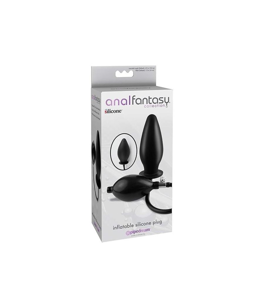 Plug Anal Inflable Color Negro