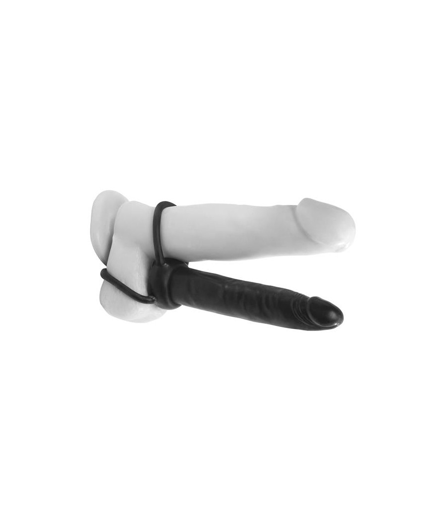 Dildo Anal Double Trouble Color Negro