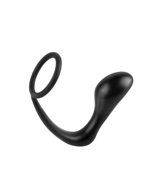 Estimulador Anal Ass-Gasm Cockring Plug  - Color Negro