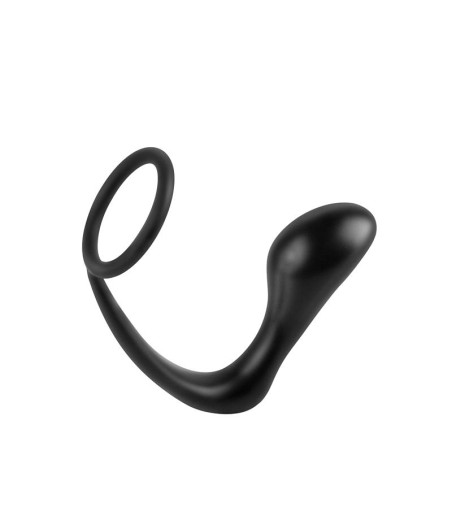 Estimulador Anal Ass-Gasm Cockring Plug  - Color Negro