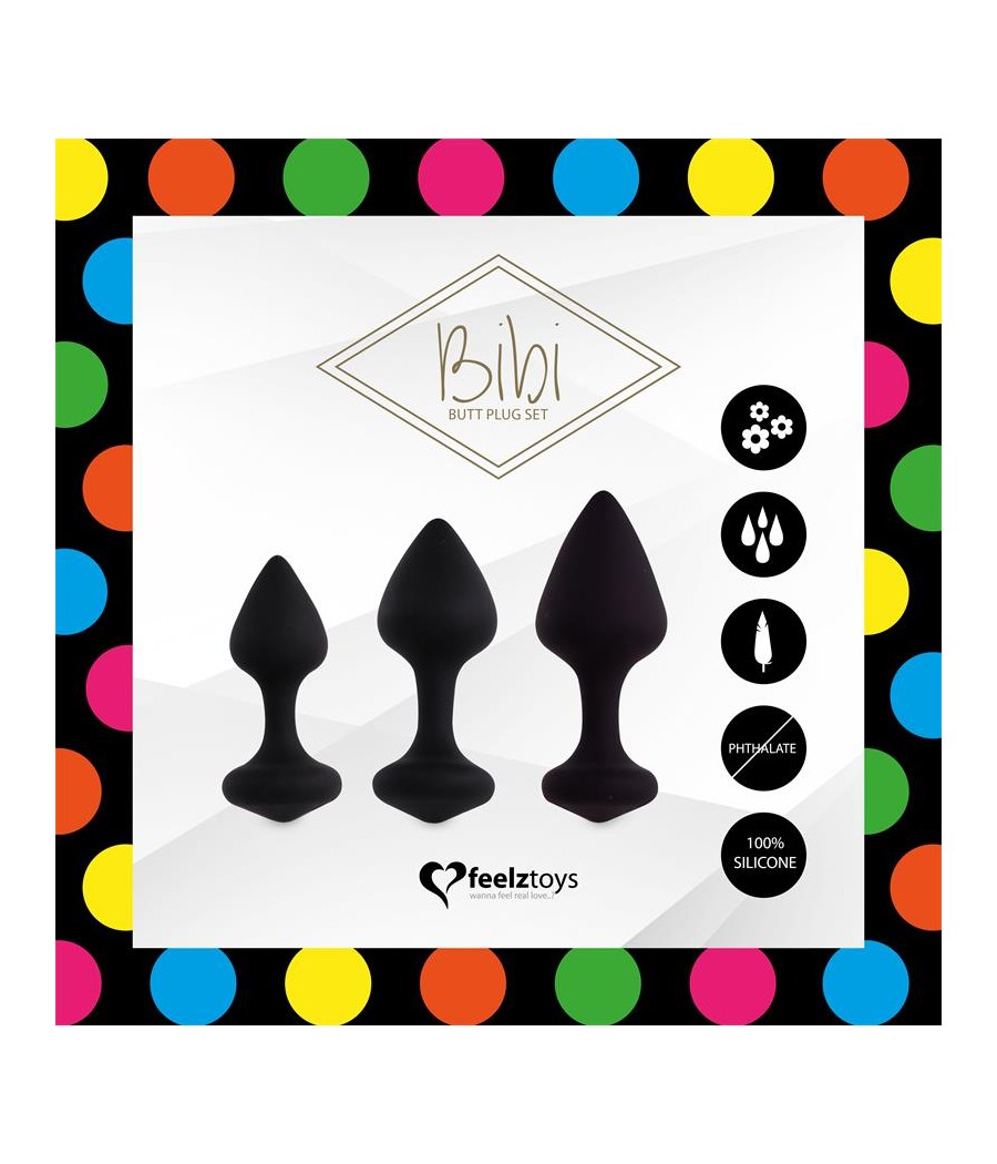 Bibi Set 3 Plugs Anales Negro